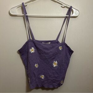 Full Tilt Purple Camisole Crop Top
